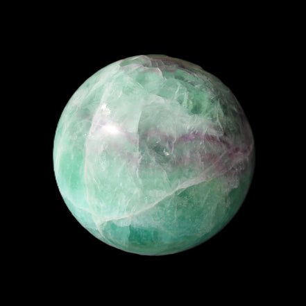 Rainbow Fluorite sphere 130mm 3740g in sunlight - Rocks and Things Store