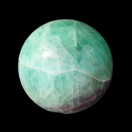 Rainbow Fluorite sphere 130mm 3740g in sunlight - Rocks and Things Store