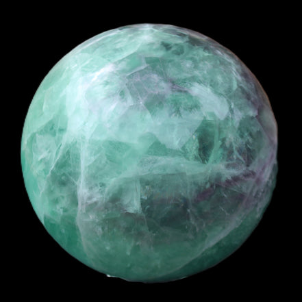 Rainbow Fluorite sphere 130mm 3740g in sunlight - Rocks and Things Store
