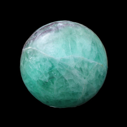 Rainbow Fluorite sphere 130mm 3740g in sunlight - Rocks and Things Store
