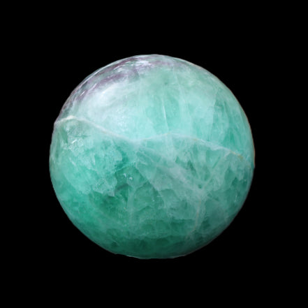 Rainbow Fluorite sphere 130mm 3740g in sunlight - Rocks and Things Store