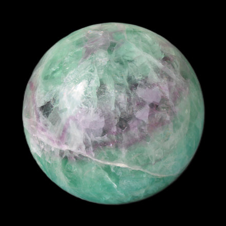 Rainbow Fluorite sphere 130mm 3740g in sunlight - Rocks and Things Store