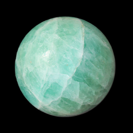 Rainbow Fluorite sphere 130mm 3740g in sunlight - Rocks and Things Store