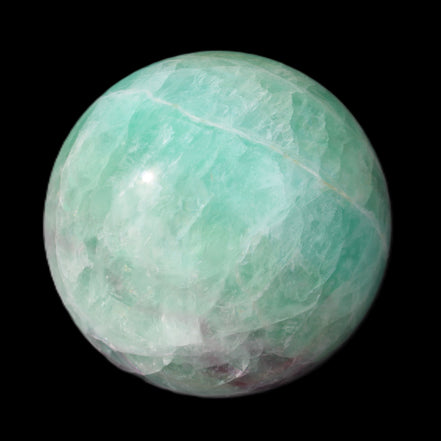 Rainbow Fluorite sphere 130mm 3740g in sunlight - Rocks and Things Store