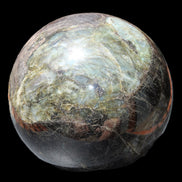 Huge Labradorite sphere 148mm 5320g in sunlight - Rocks and Things Store
