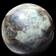 Huge Labradorite sphere 148mm 5320g in sunlight - Rocks and Things Store