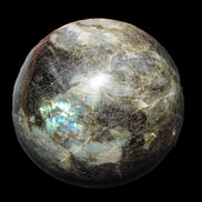 Huge Labradorite sphere 148mm 5320g in sunlight - Rocks and Things Store