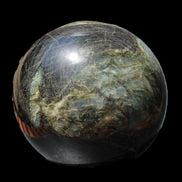 Huge Labradorite sphere 148mm 5320g in sunlight - Rocks and Things Store