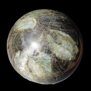 Huge Labradorite sphere 148mm 5320g in sunlight - Rocks and Things Store