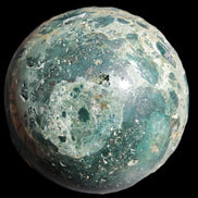 Large Ocean Jasper sphere 129mm 2900g in sunlight - Rocks and Things Store