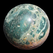 Large Ocean Jasper sphere 129mm 2900g in sunlight - Rocks and Things Store