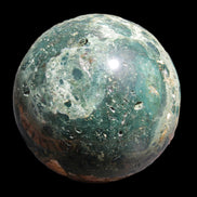 Large Ocean Jasper sphere 129mm 2900g in sunlight - Rocks and Things Store