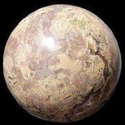 Volcano Agate sphere 135mm 3240g in sunlight - Rocks and Things Store