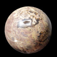 Volcano Agate sphere 135mm 3240g in sunlight - Rocks and Things Store