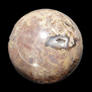 Volcano Agate sphere 135mm 3240g in sunlight - Rocks and Things Store