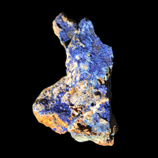 Azurite Malachite mineral specimen 48*31*22mm 27g in sunlight - Rocks and Things Store