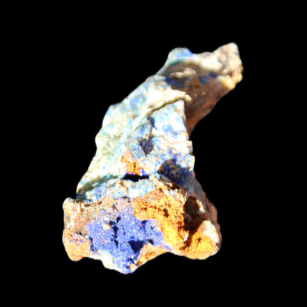 Azurite Malachite mineral specimen 48*31*22mm 27g in sunlight - Rocks and Things Store