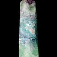 Colourful Fluorite wand 96*24*28mm 110g in sunlight - Rocks and Things Store