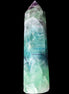 Colourful Fluorite wand 96*24*28mm 110g in sunlight - Rocks and Things Store