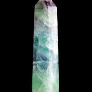 Colourful Fluorite wand 96*24*28mm 110g in sunlight - Rocks and Things Store