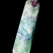 Colourful Fluorite wand 96*24*28mm 110g in sunlight - Rocks and Things Store