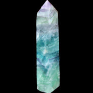 Colourful Fluorite wand 96*24*28mm 110g in sunlight - Rocks and Things Store