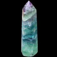 Colourful Fluorite wand 96*24*28mm 110g in sunlight - Rocks and Things Store