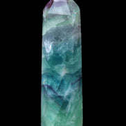 Colourful Fluorite wand 96*24*28mm 110g in sunlight - Rocks and Things Store