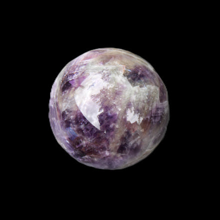 Amethyst sphere 44mm 113g in sunlight - Rocks and Things Store
