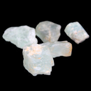 Aquamarine 5 natural crystals 10g in sunlight - Rocks and Things Store