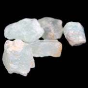 Aquamarine 5 natural crystals 10g in sunlight - Rocks and Things Store