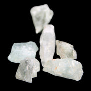 Aquamarine 5 natural crystals 10g in sunlight - Rocks and Things Store