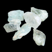 Aquamarine 5 natural crystals 10g in sunlight - Rocks and Things Store