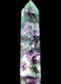 Rainbow Fluorite obelisk 116*26*30mm 151g in sunlight - Rocks and Things Store