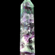 Rainbow Fluorite obelisk 116*26*30mm 151g in sunlight - Rocks and Things Store