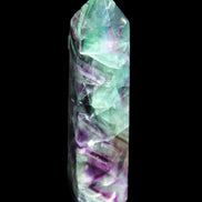 Rainbow Fluorite obelisk 116*26*30mm 151g in sunlight - Rocks and Things Store