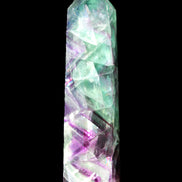 Rainbow Fluorite obelisk 116*26*30mm 151g in sunlight - Rocks and Things Store