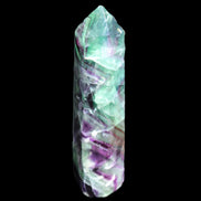 Rainbow Fluorite obelisk 116*26*30mm 151g in sunlight - Rocks and Things Store