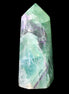 Rainbow Fluorite obelisk 89*30*32mm 170g in sunlight - Rocks and Things Store