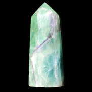 Rainbow Fluorite obelisk 89*30*32mm 170g in sunlight - Rocks and Things Store