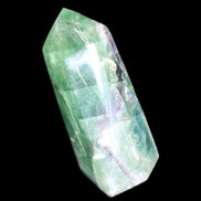 Rainbow Fluorite obelisk 89*30*32mm 170g in sunlight - Rocks and Things Store