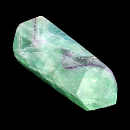 Rainbow Fluorite obelisk 89*30*32mm 170g in sunlight - Rocks and Things Store