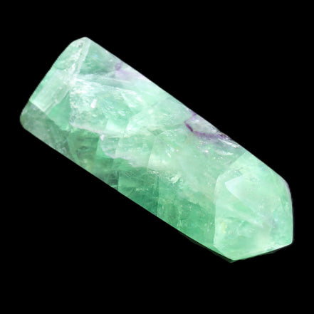 Rainbow Fluorite obelisk 89*30*32mm 170g in sunlight - Rocks and Things Store