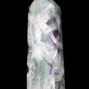 Rainbow Fluorite obelisk 95*29*34mm 170g in UV light - Rocks and Things Store