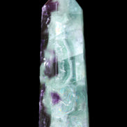 Rainbow Fluorite obelisk 95*29*34mm 170g in UV light - Rocks and Things Store