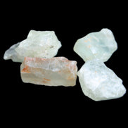 Aquamarine 4 natural crystals 12g in sunlight  - Rocks and Things Store
