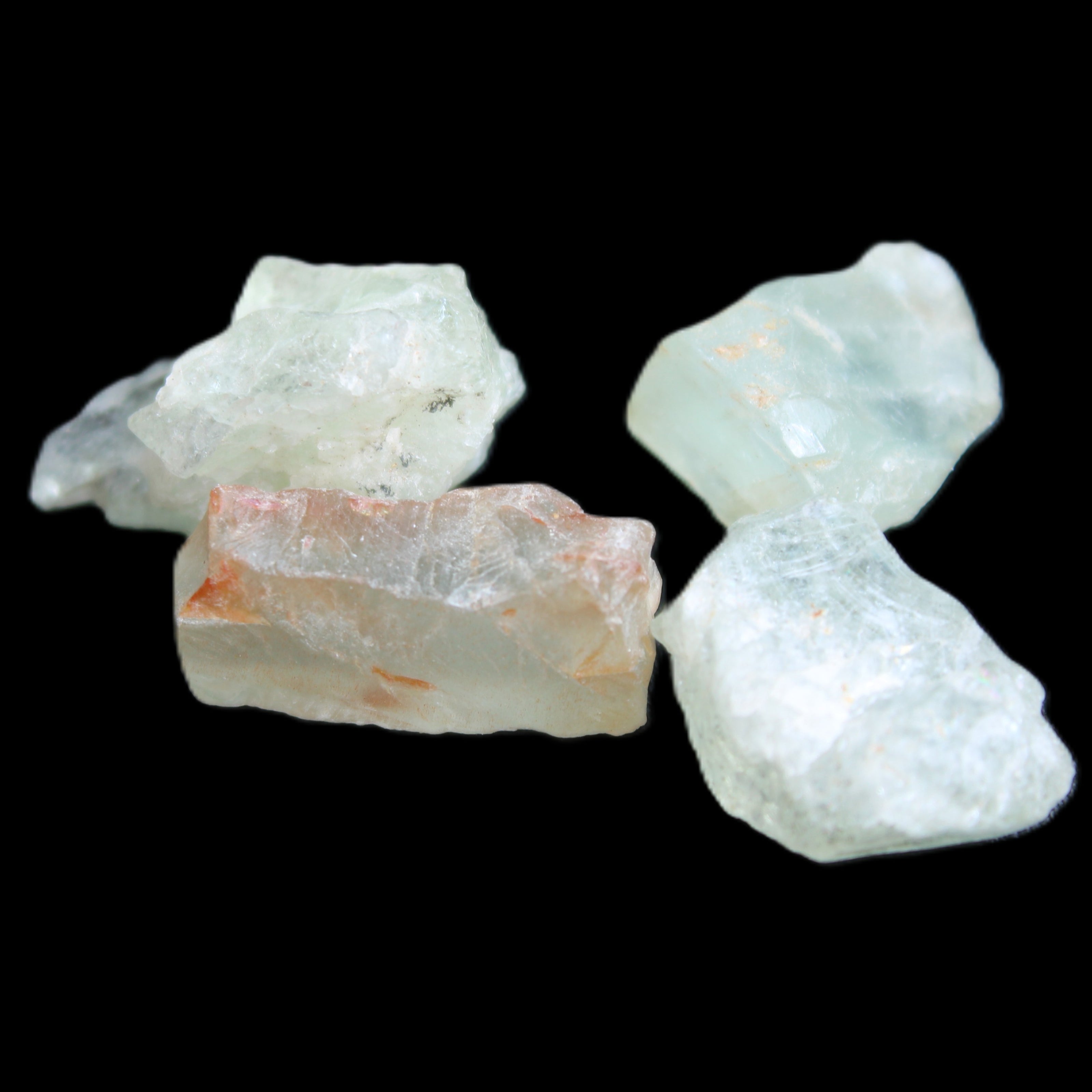 Aquamarine 4 natural crystals 12g in sunlight  - Rocks and Things Store