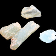 Aquamarine 4 natural crystals 12g in sunlight  - Rocks and Things Store