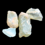 Aquamarine 4 natural crystals 12g in sunlight  - Rocks and Things Store