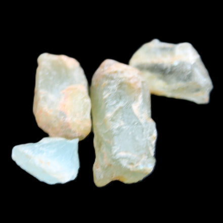 Aquamarine 4 natural crystals 12g in sunlight  - Rocks and Things Store